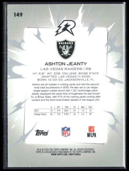 Ashton Jeanty RC
