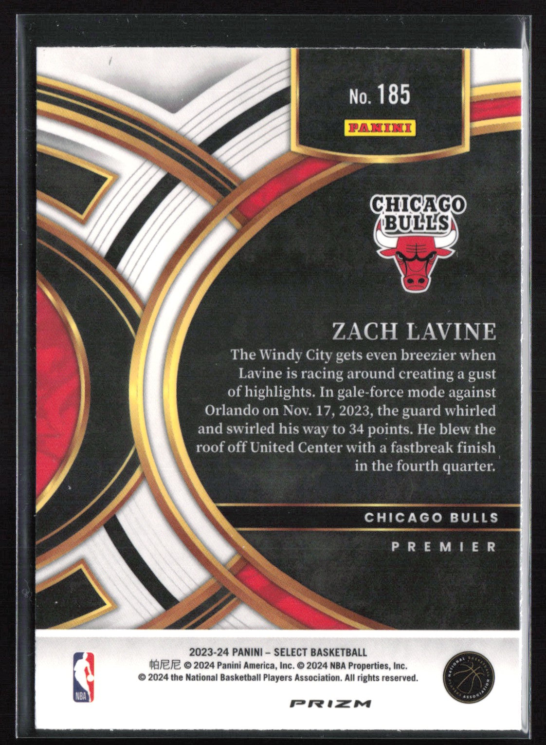 Zach LaVine Silver Premier