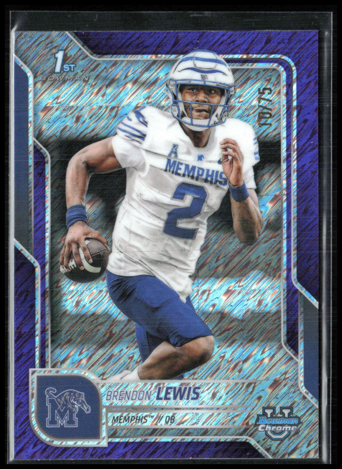 Brendon Lewis 1st Bowman Purple Shimmer /75