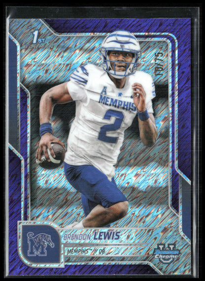 Brendon Lewis 1st Bowman Purple Shimmer /75