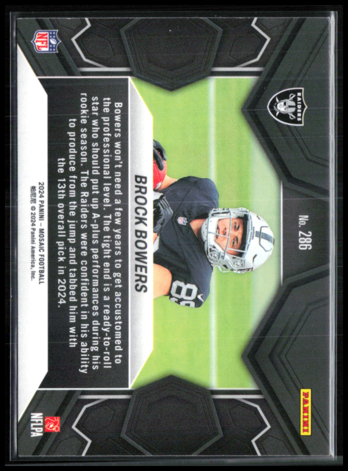 Brock Bowers RC Debut