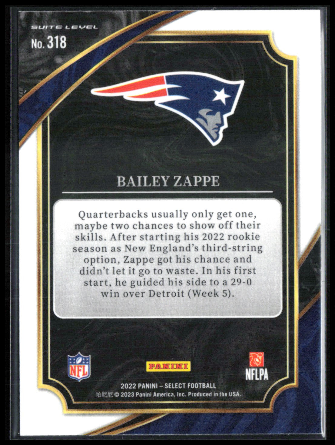 Bailey Zappe RC