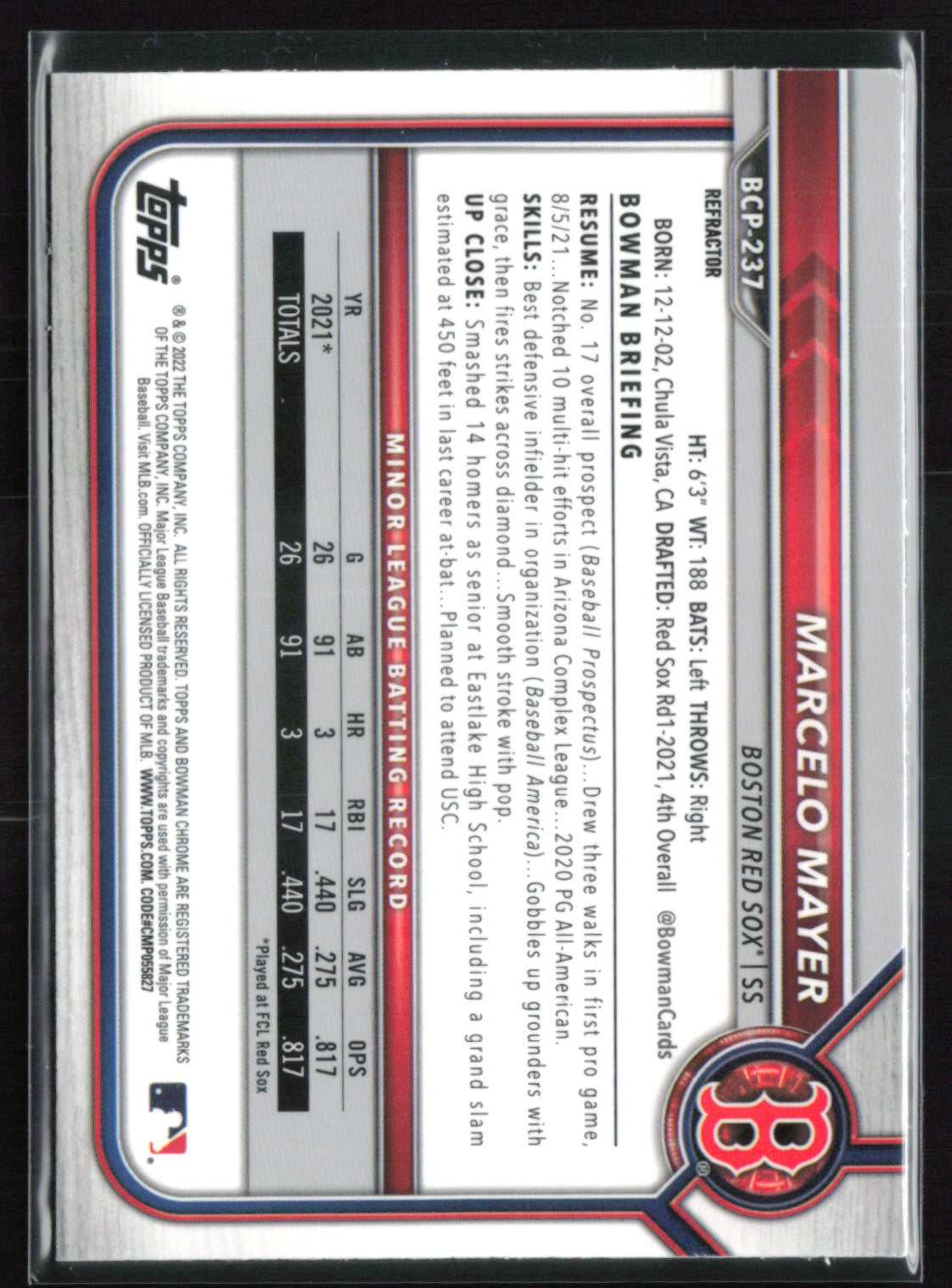 Marcelo Mayer Shimmer Prospects