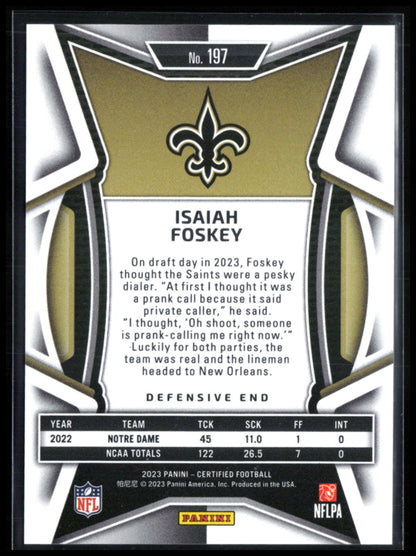 Isaiah Foskey RC /325