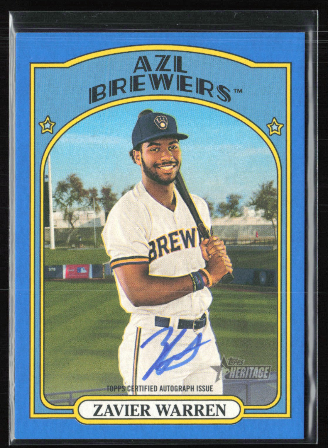 Zavier Warren Auto /99 Topps Heritage Minor League