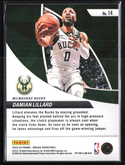 Damian Lillard Mosaic Prizm