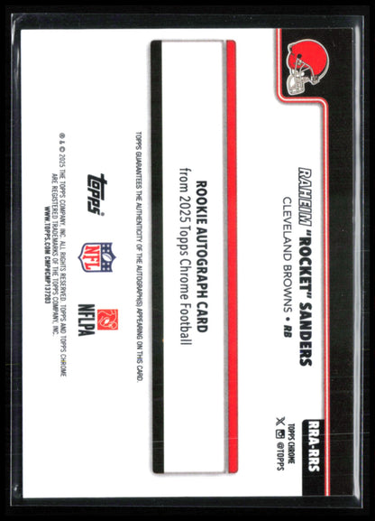 Raheim Sanders RC Auto /275 Refractor