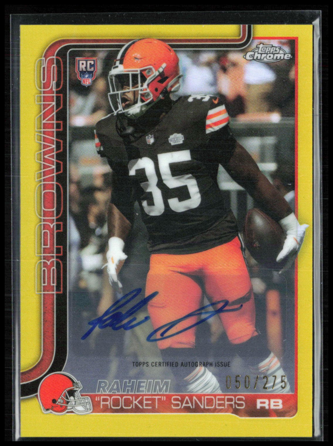 Raheim Sanders RC Auto /275 Refractor