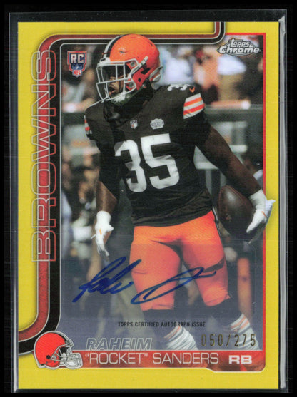 Raheim Sanders RC Auto /275 Refractor