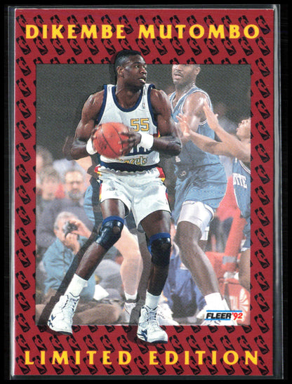 Dikembe Mutombo 1992 Fleer Limited Edition