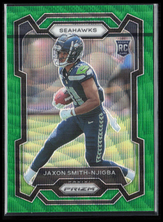 Jaxon Smith-Njigba RC Green Wave (Manufacturer Print Line, See Front)