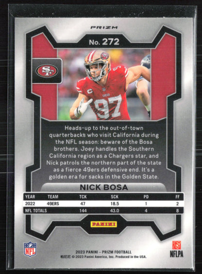 Nick Bosa Orange Ice