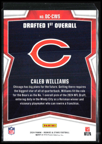 Caleb Williams RC Draft Class Red