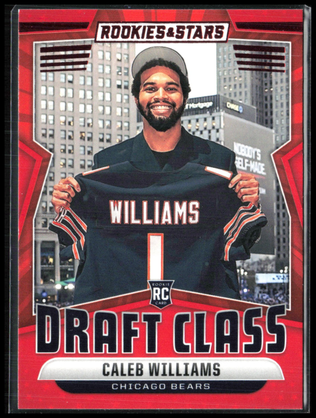 Caleb Williams RC Draft Class Red