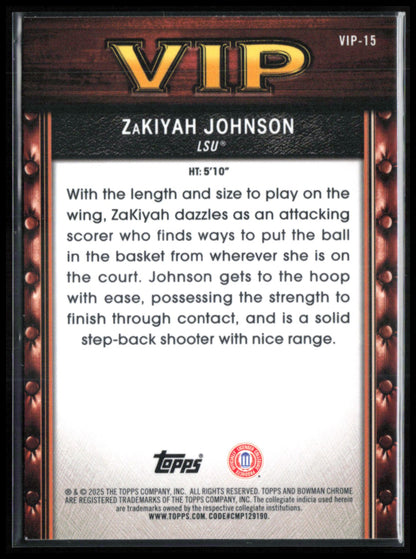 ZaKiyah Johnson VIP