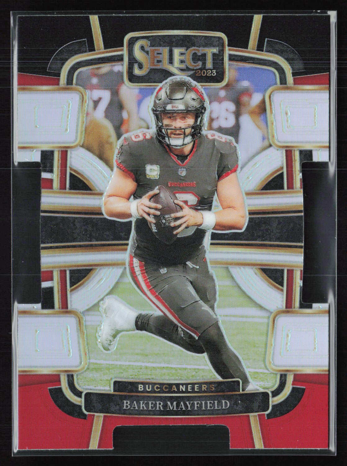Baker Mayfield Black Red Die-Cut