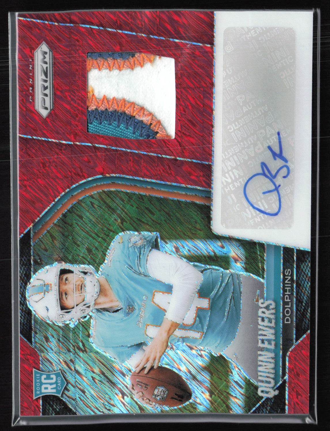 Quinn Ewers RC Patch Auto 35/35 Red Shimmer 2025 Prizm
