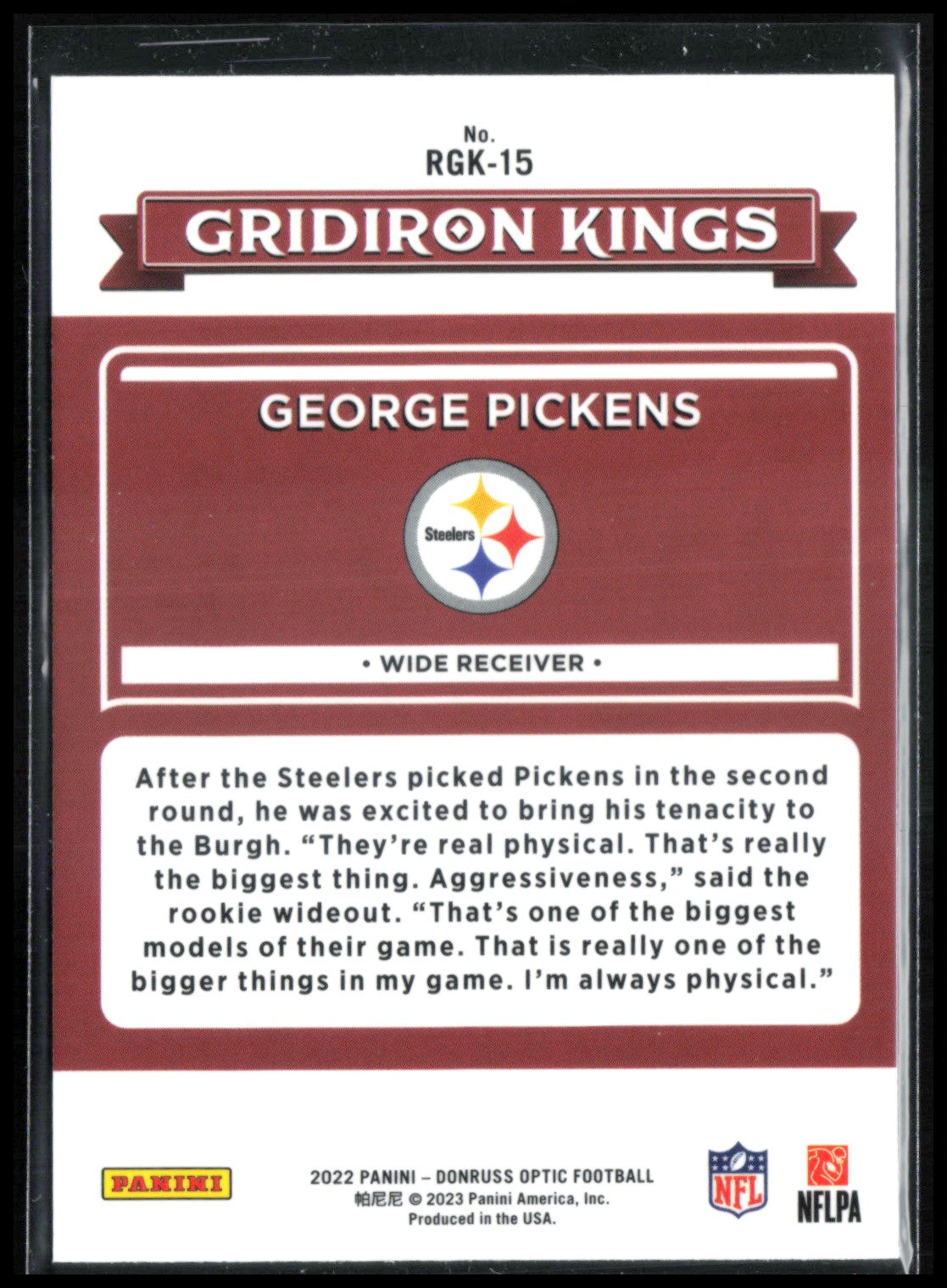George Pickens RC