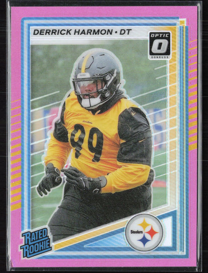 Derrick Harmon RC Pink Holo