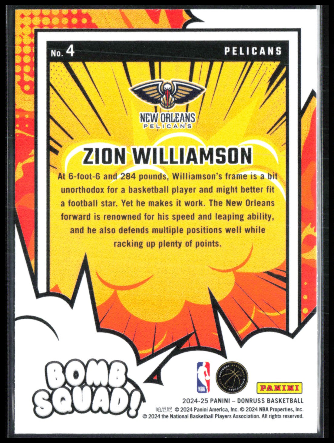 Zion Williamson Bomb Squad