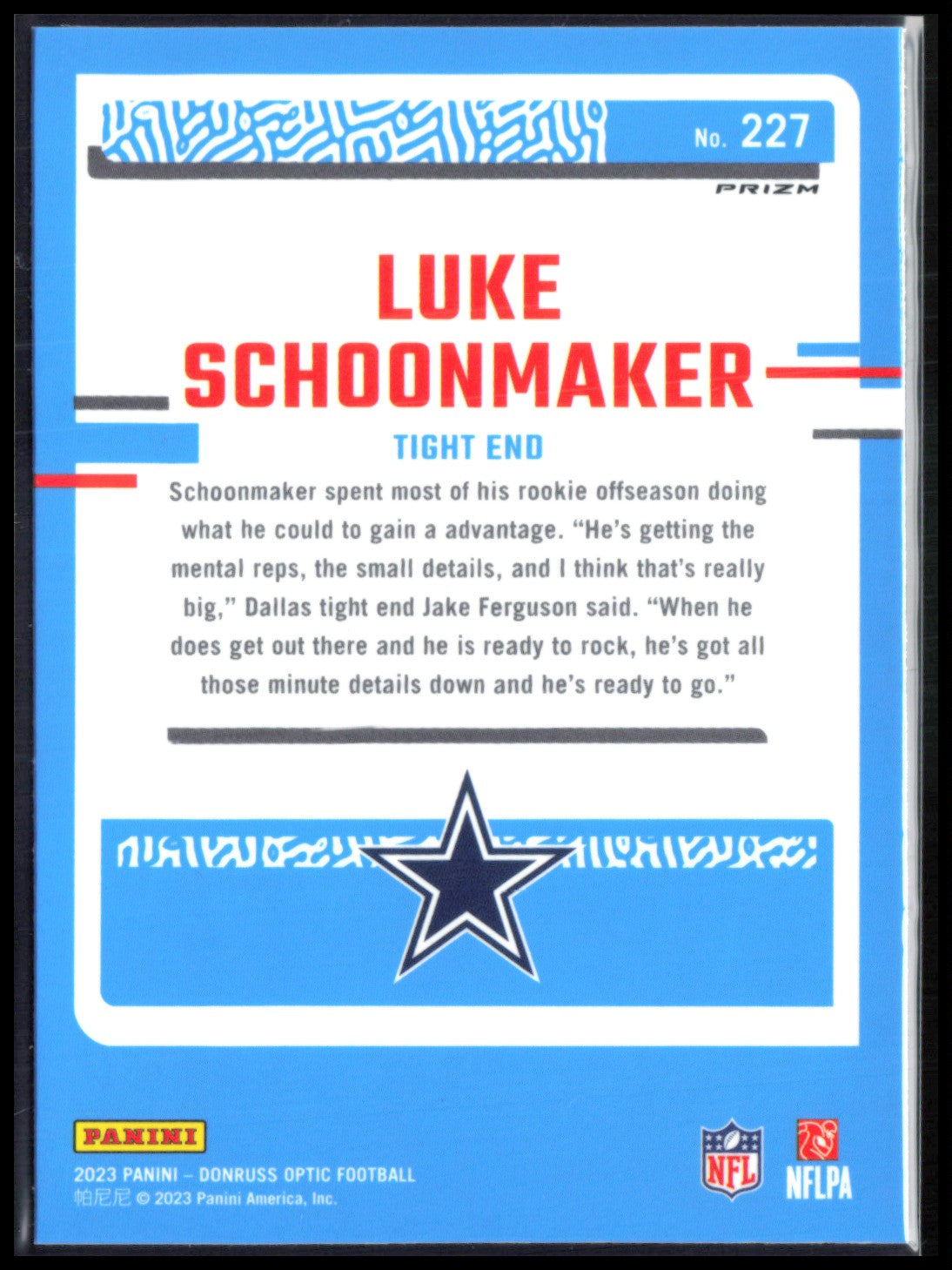 Luke Schoonmaker RC Stars Holo