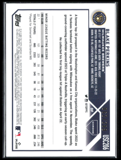 Blake Perkins RC Fucshia Purple /299