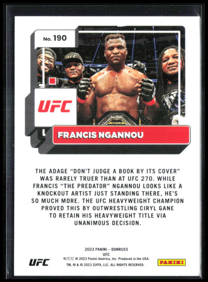 Francis Ngannou Orange Laser