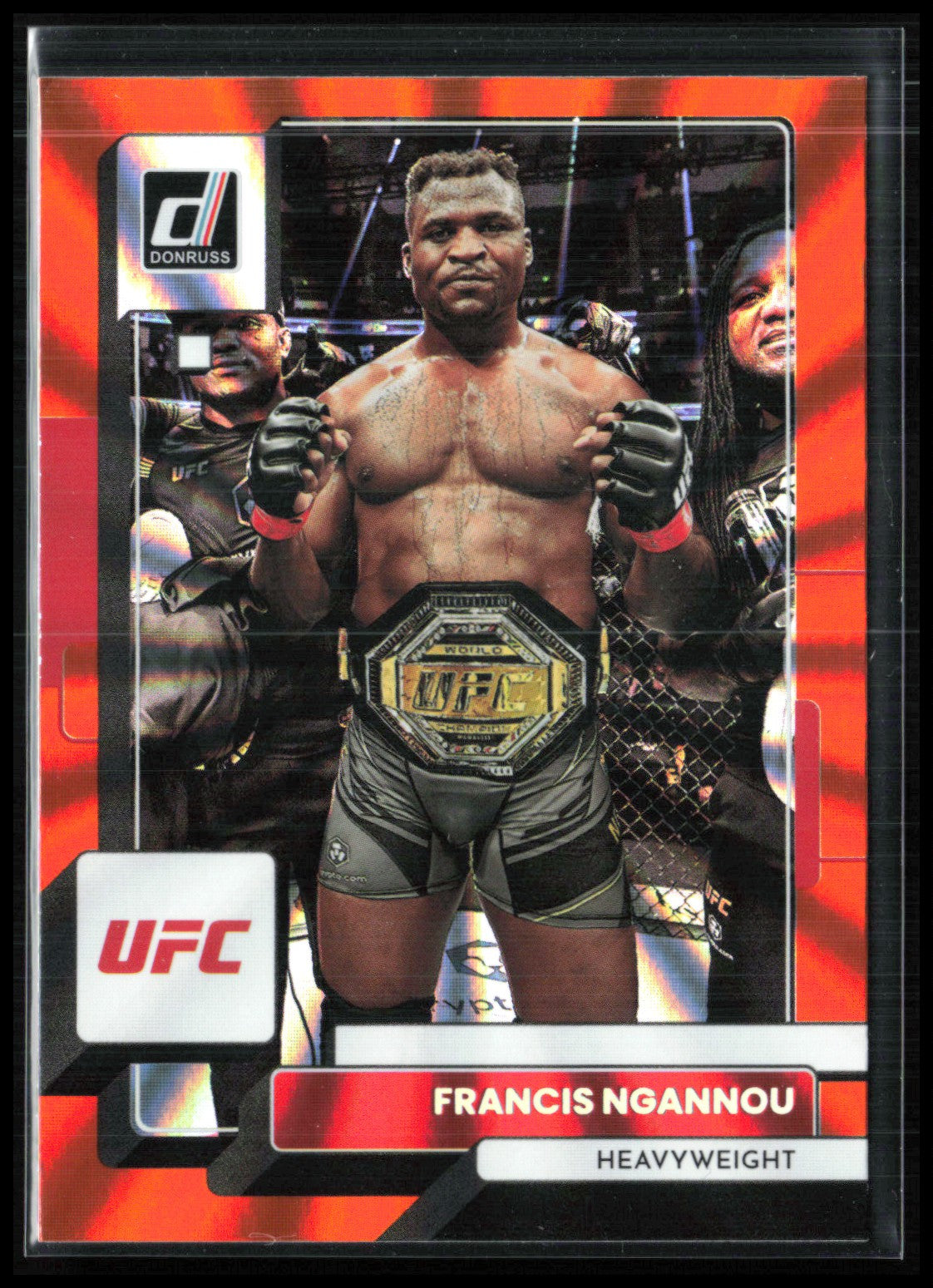 Francis Ngannou Orange Laser