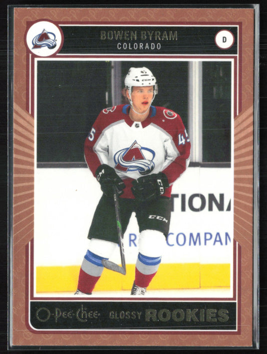 Bowen Byram RC Glossy Rookies O-Pee-Chee
