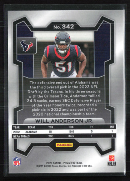 Will Anderson Jr. RC
