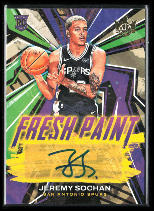 Jeremy Sochan RC Auto Fresh Paint /199