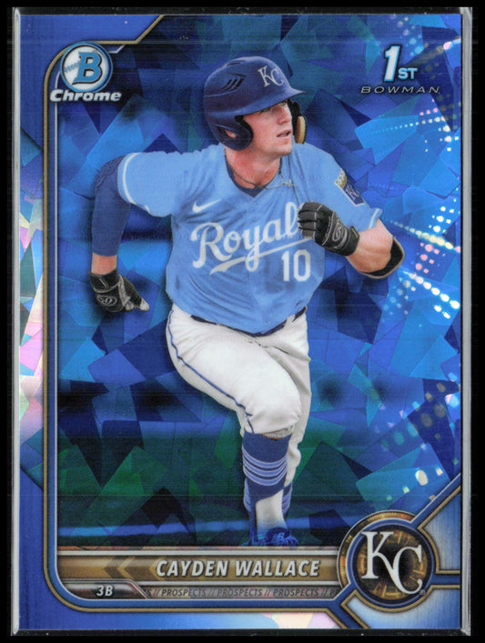 Cayden Wallace 1st Bowman Sapphire