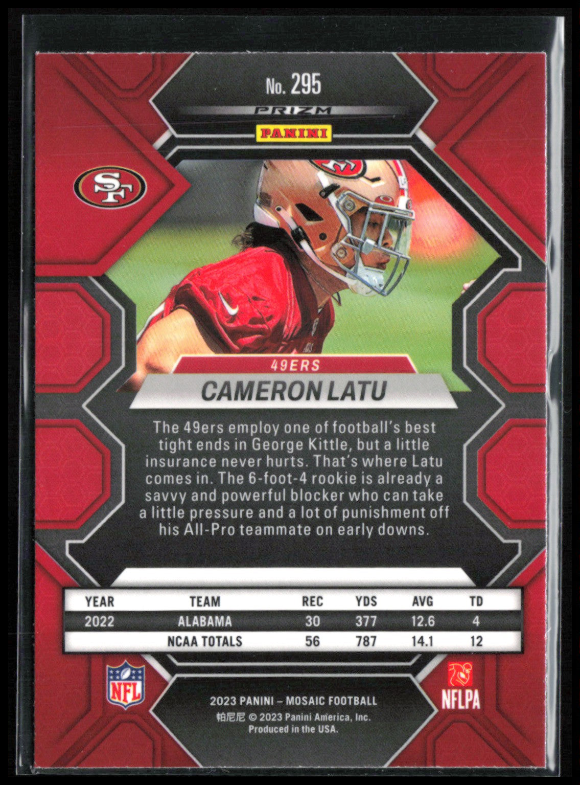 Cameron Latu RC Red Sparkle SP