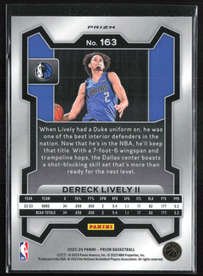Dereck Lively II RC Red Cracked Ice