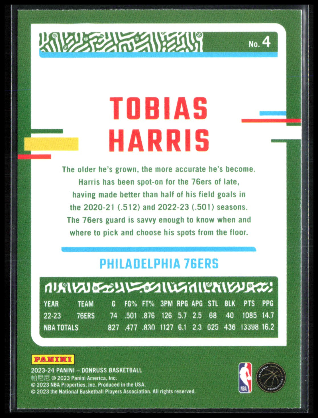 Tobias Harris Red