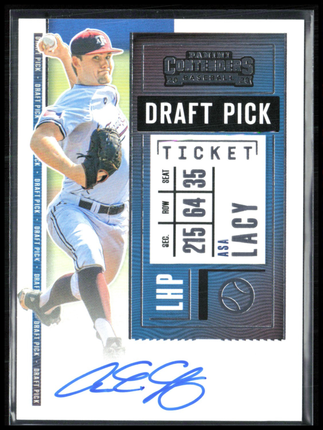 Asa Lacy Auto Draft Pick 2020 Contenders