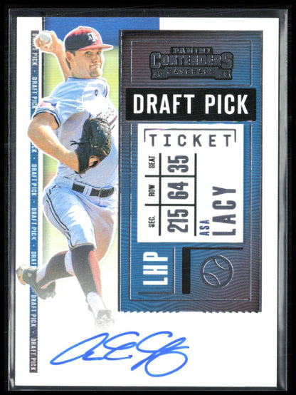 Asa Lacy Auto Draft Pick 2020 Contenders