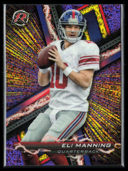 Eli Manning Purple Yellow Refractor