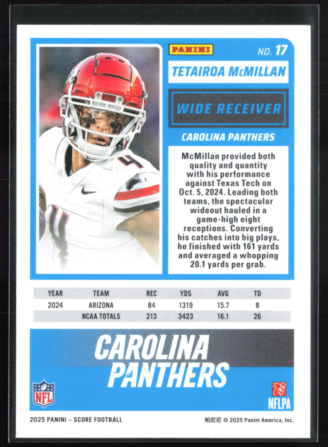 Tetairoa McMillan RC