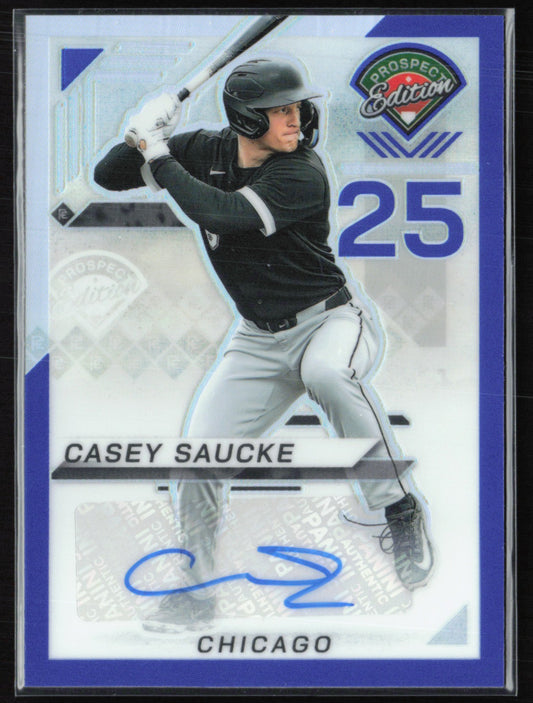 Casey Saucke Auto /149 Blue
