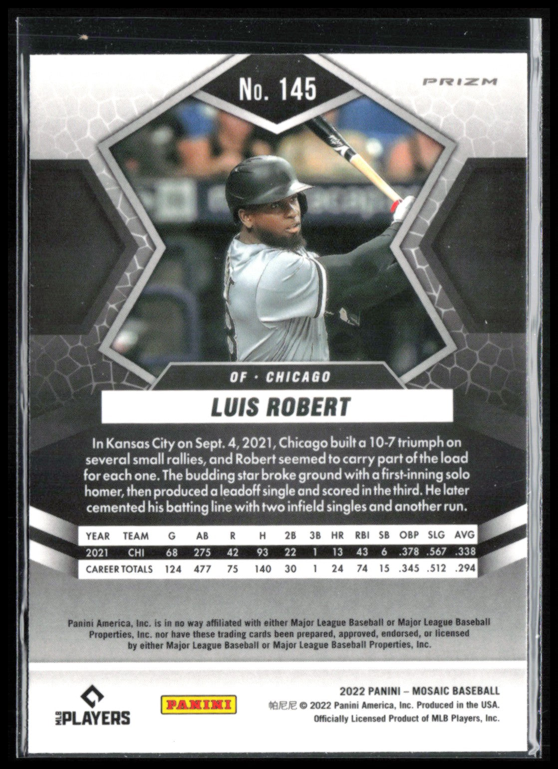 Luis Robert Genesis SSP 2022 Mosaic