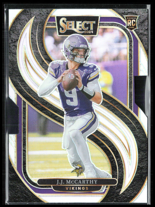 J.J. McCarthy RC Silver Die-Cut Premier Level