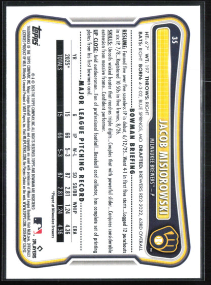 Jacob Misiorowski RC