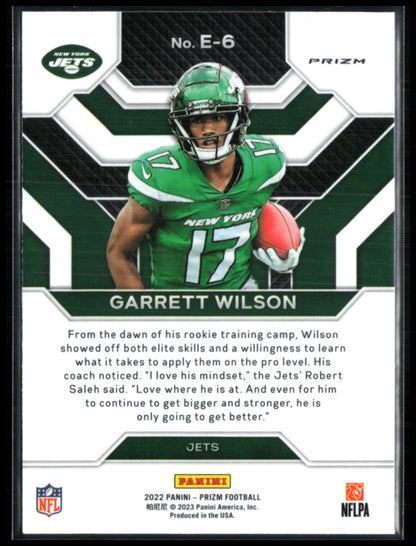 Garrett Wilson RC Silver Emergent