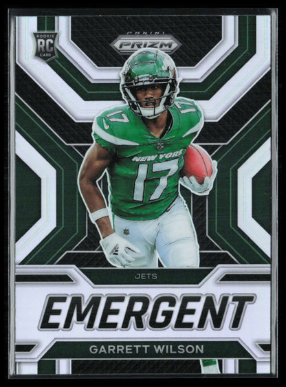 Garrett Wilson RC Silver Emergent