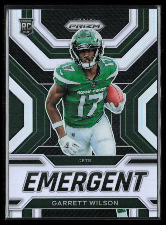 Garrett Wilson RC Silver Emergent