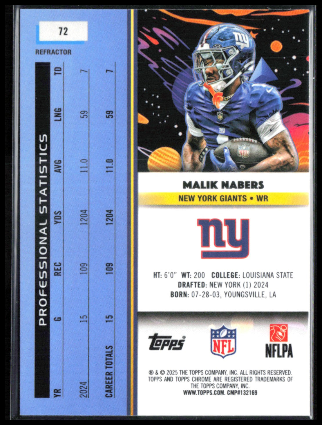 Malik Nabers Refractor