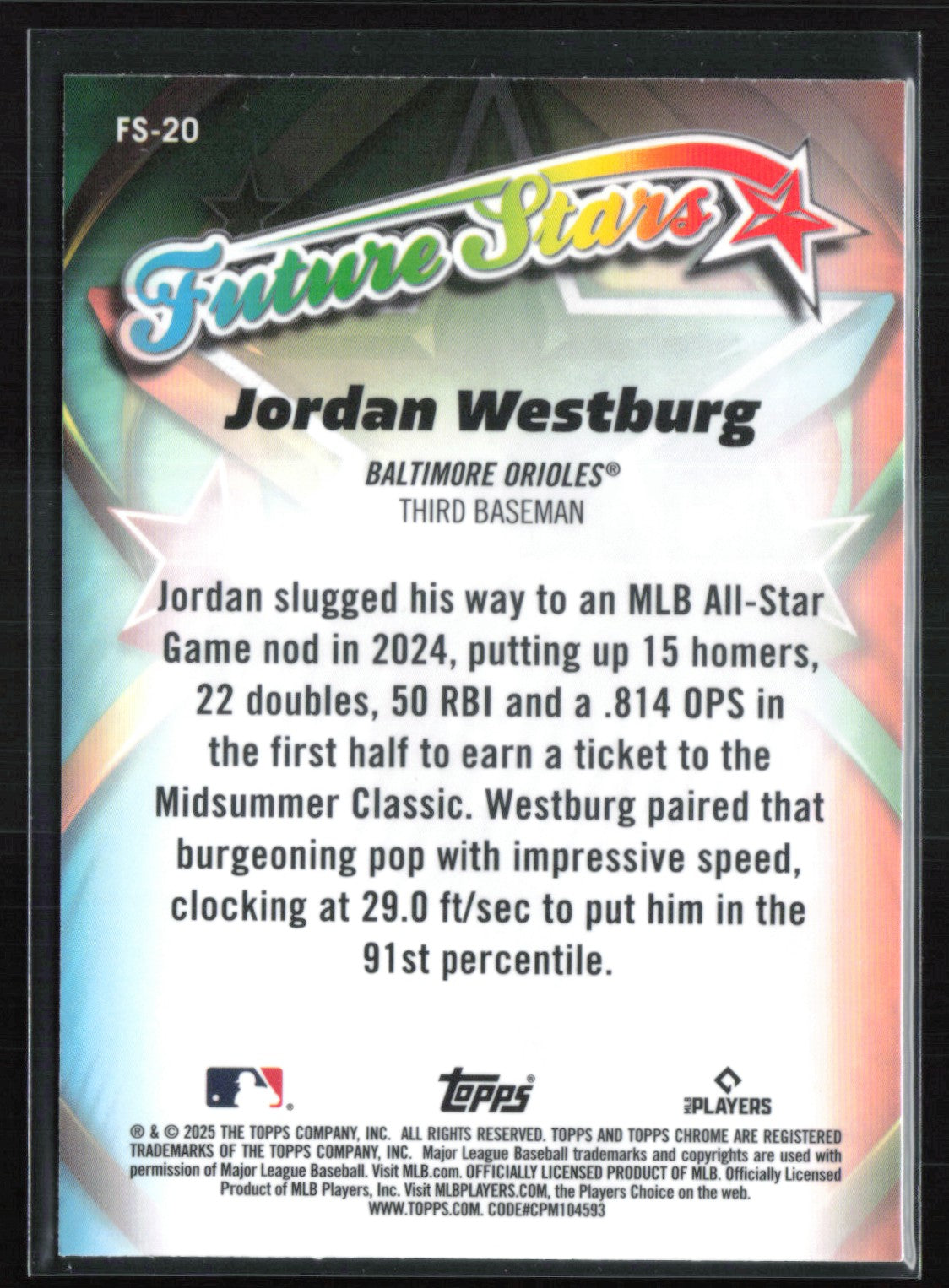 Jordan Westburg Future Stars