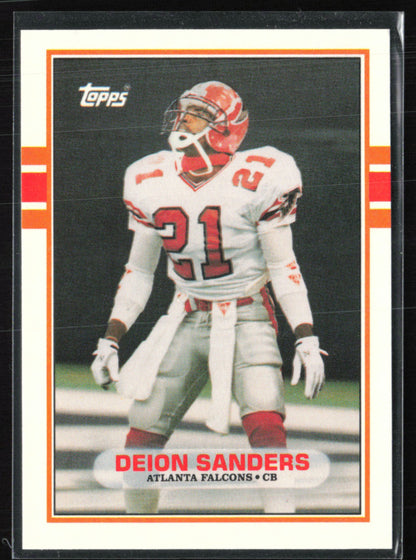 Deion Sanders 1989 Topps Traded