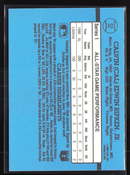 Cal Ripken 1991 Donruss